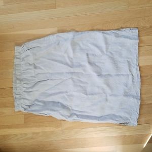 Bay street size large linen skirt